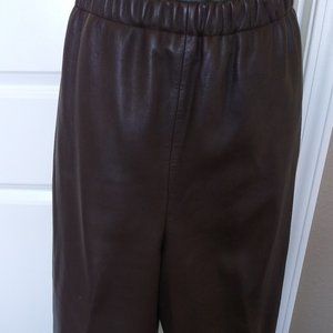 Brown Leather Pants